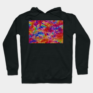 Colourful Random abstract background pattern Hoodie